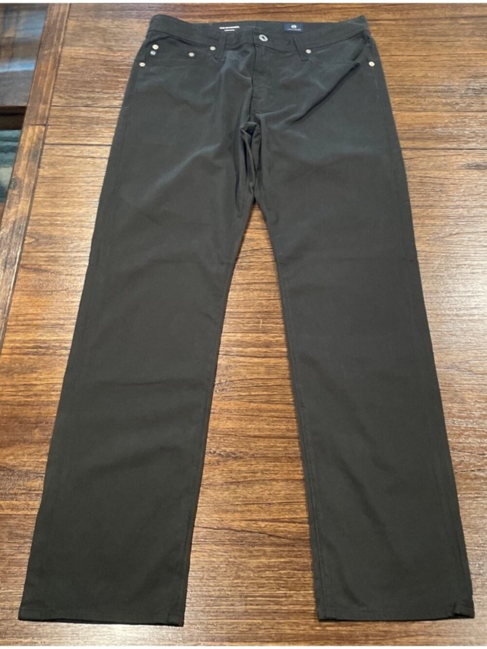 AG Graduate Tailored Pant 32x32 SUD Dark Green Office Workwear Stretch Trouser